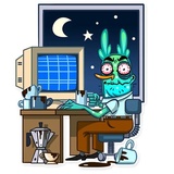 Officie Plankton WhatsApp Sticker #10