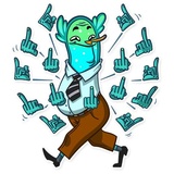 Officie Plankton WhatsApp Sticker #17