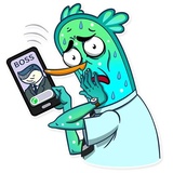 Officie Plankton WhatsApp Sticker #22