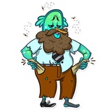 Officie Plankton WhatsApp Sticker #24