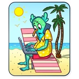 Officie Plankton WhatsApp Sticker #27