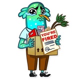 Officie Plankton WhatsApp Sticker #28