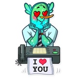 Officie Plankton WhatsApp Sticker #29