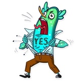 Officie Plankton WhatsApp Sticker #30