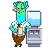 Officie Plankton WhatsApp Sticker #6