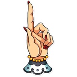 Tattoo Girl WhatsApp Sticker #18