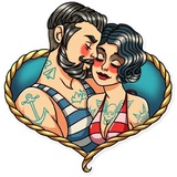 Tattoo Girl WhatsApp Sticker #23
