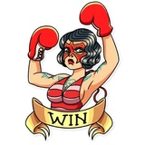 Tattoo Girl WhatsApp Sticker #25
