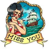 Tattoo Girl WhatsApp Sticker #26