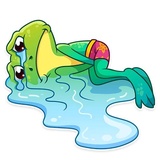 Oliver the Frog WhatsApp Sticker #10