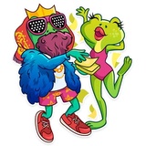 Oliver the Frog WhatsApp Sticker #9