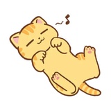 Orange Cat WhatsApp Sticker #26
