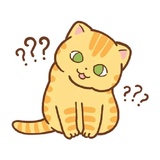 Orange Cat WhatsApp Sticker #9