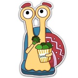 Oscar The Snail WhatsApp Sticker #16