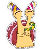 Oscar The Snail WhatsApp Sticker #17