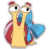 Oscar The Snail WhatsApp Sticker #2