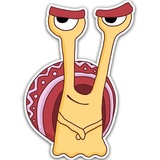 Oscar The Snail WhatsApp Sticker #20