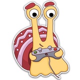 Oscar The Snail WhatsApp Sticker #21