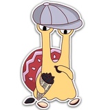 Oscar The Snail WhatsApp Sticker #23