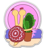 Oscar The Snail WhatsApp Sticker #25