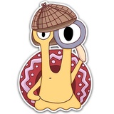 Oscar The Snail WhatsApp Sticker #4