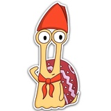 Oscar The Snail WhatsApp Sticker #5