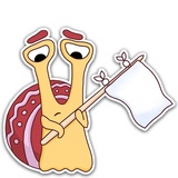 Oscar The Snail WhatsApp Sticker #8