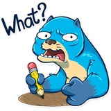 Otter Mr. Otto WhatsApp Sticker #14