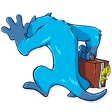 Otter Mr. Otto WhatsApp Sticker #18