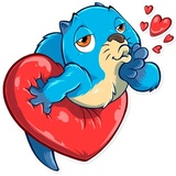 Otter Mr. Otto WhatsApp Sticker #2