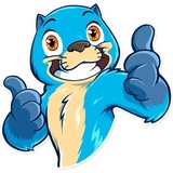 Otter Mr. Otto WhatsApp Sticker #4