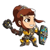 Overwatch Cute WhatsApp Sticker #27