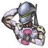 Overwatch classic WhatsApp Sticker #17