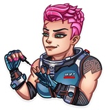 Overwatch classic WhatsApp Sticker #18