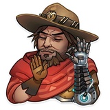 Overwatch classic WhatsApp Sticker #22