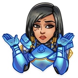 Overwatch classic WhatsApp Sticker #23