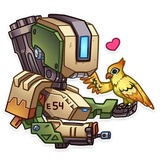 Overwatch classic WhatsApp Sticker #26