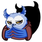 Owl Madness WhatsApp Sticker #10