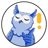 Owl Madness WhatsApp Sticker #29