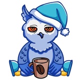 Owl Madness WhatsApp Sticker #3
