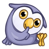 Savva Owler WhatsApp Sticker #13