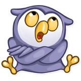 Savva Owler WhatsApp Sticker #18
