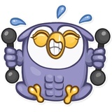 Savva Owler WhatsApp Sticker #22