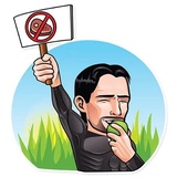 Cool Pavel Durov WhatsApp Sticker #6