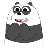 Panda (Bare Bears) WhatsApp Sticker #11