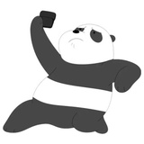 Panda (Bare Bears) WhatsApp Sticker #16