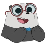 Panda (Bare Bears) WhatsApp Sticker #3