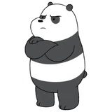 Panda (Bare Bears) WhatsApp Sticker #5