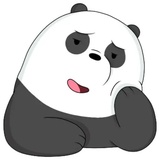 Panda (Bare Bears) WhatsApp Sticker #8