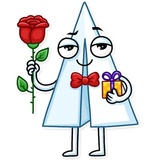 Paper Airplane WhatsApp Sticker #10